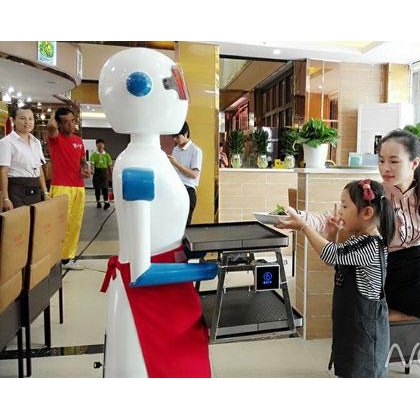 送餐、送菜機(jī)器人 智能個性化定制餐廳機(jī)器人廠家直銷