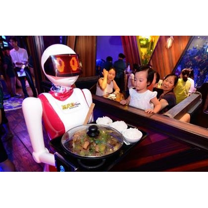 送餐機器人 傳菜機器人 智能服務員機器人 機器人代理加盟