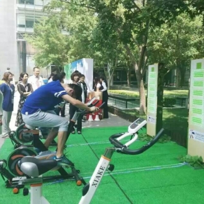 科技展覽怒發(fā)沖冠出租發(fā)電單車租賃