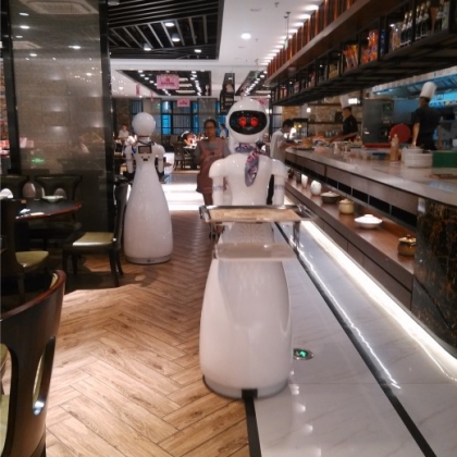 餐廳送餐機(jī)器人