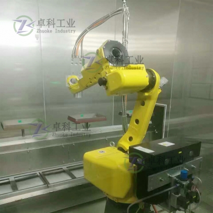 五金噴涂機器人工作站 發(fā)那科噴漆機械手臂 24小時自動噴涂