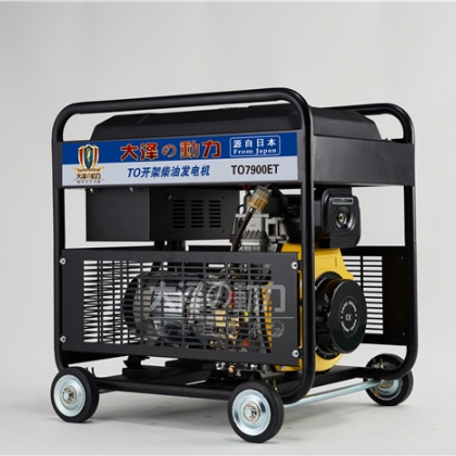 7千瓦車載柴油低噪音發(fā)電機(jī)建筑工地專用柴油發(fā)電機(jī)-大澤動(dòng)力