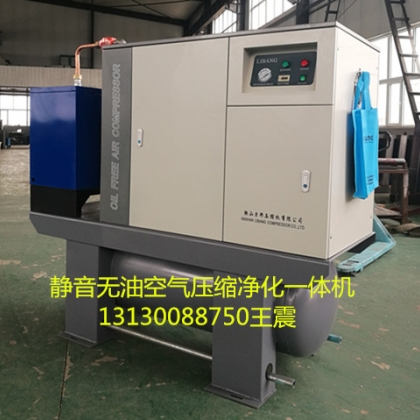 靜音無油空氣壓縮凈化一體機(jī)