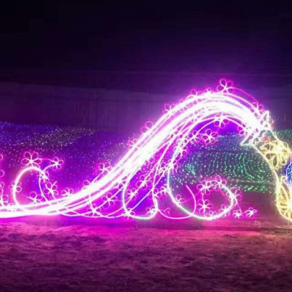 夢(mèng)幻燈光展廠家出售燈光秀工廠出售策劃