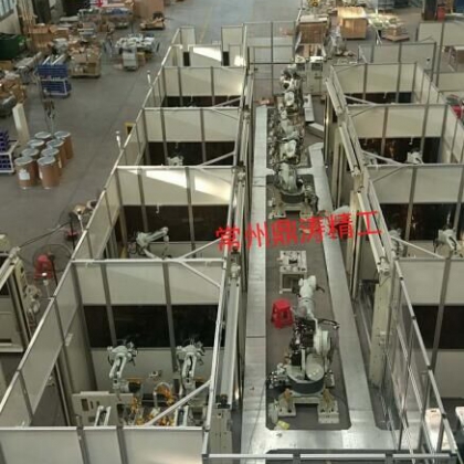 批發(fā)鋁型材安全圍欄 車間安全防護(hù)鋁合金加工制作 流水線隔離圍欄 修改