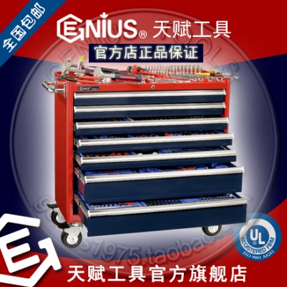 Genius加拿大天賦工具M(jìn)S-433TS 433件套公制綜合工具配工具車