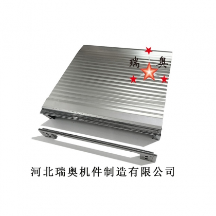 瑞奧廠家供應(yīng)機(jī)床防護(hù)罩 鋼板防護(hù)罩 新品機(jī)床導(dǎo)軌鋼板防護(hù)罩