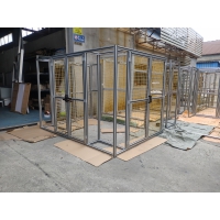南通加工機(jī)器人圍欄 亞克力隔離圍欄 鋁型材護(hù)欄網(wǎng)定制