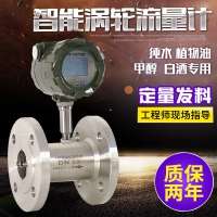 渦輪流量計(jì)液體水管道式高精度電子數(shù)顯質(zhì)量柴油甲醇不銹鋼計(jì)
