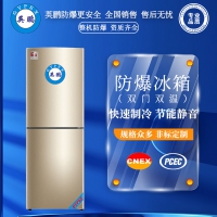 柳州核電站雙門雙溫防爆冰箱250L