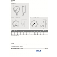 威卡WIKA正品不銹鋼壓力表 工業(yè)、測量儀表wika3