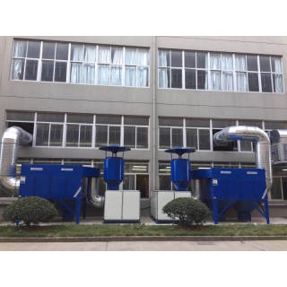 聚英環(huán)保丨中央式濾筒除塵器分體集塵器金屬鈑金加工煙塵治理設(shè)備