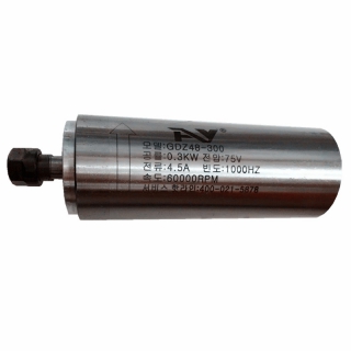 300W木工主軸60000RPM/ER8直徑48mm雕刻主軸