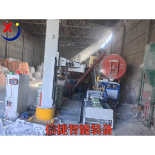 在農(nóng)產(chǎn)品加工中，立柱機(jī)器人綠豆碼垛應(yīng)用