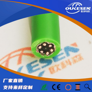 拖鏈專用柔性電纜，移動安裝往返運動線纜OCF6500-CY