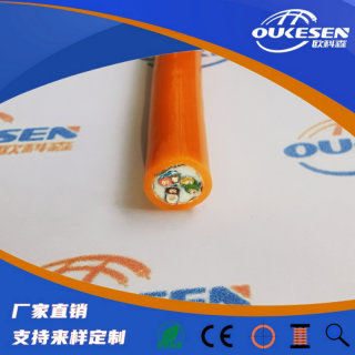 CE認(rèn)證聚氨酯數(shù)據(jù)電纜LIYC11Y，歐標(biāo)銅網(wǎng)編織屏蔽電纜